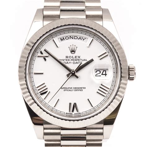 rolex president price gold|rolex presidential white gold price.